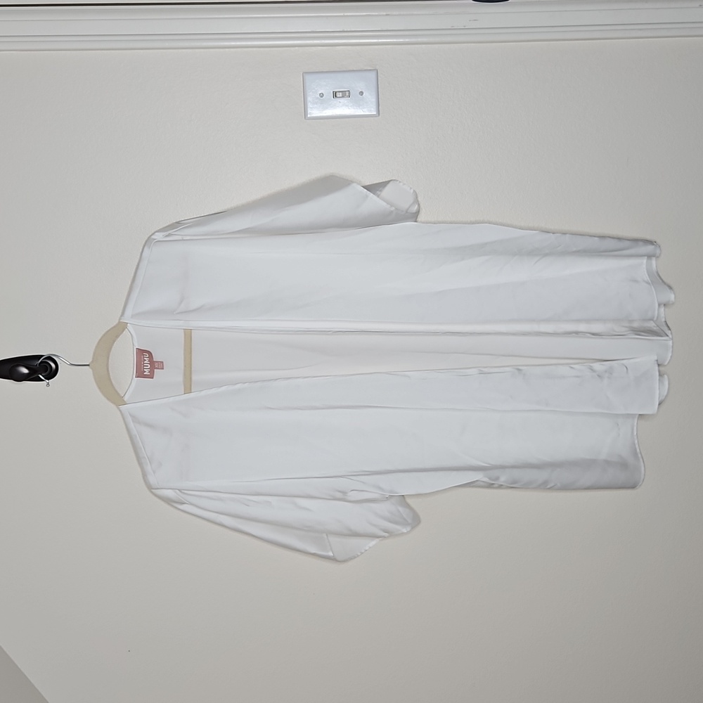 Show Me Your Mumu First Look Ivory Robe White Size XS